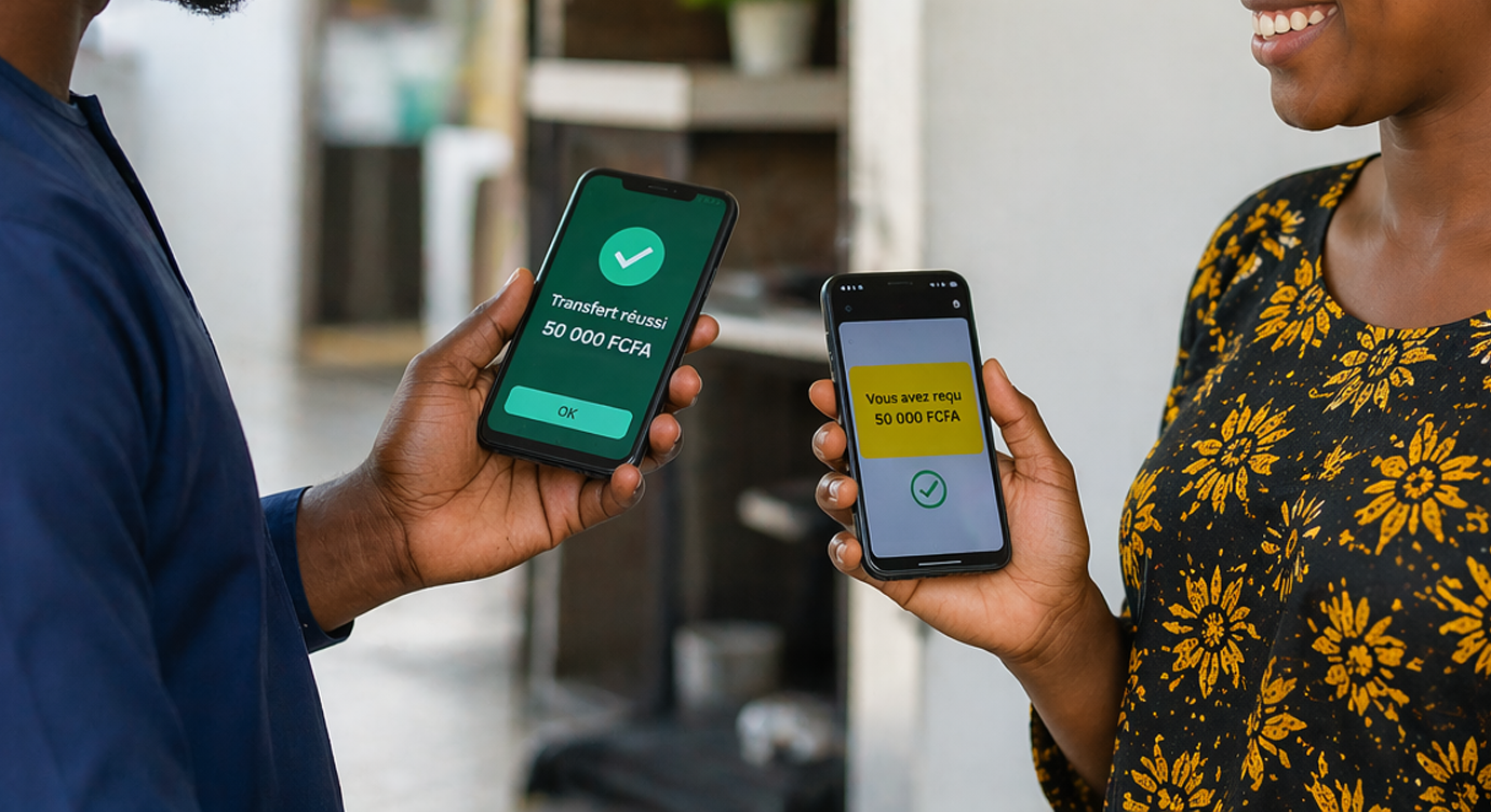Produits de transfert d'argent mobile.